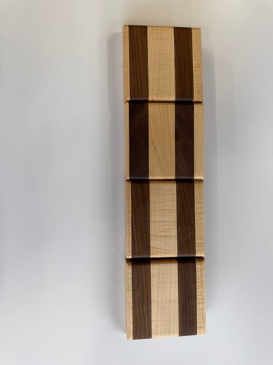 Walnut and Maple coaster set