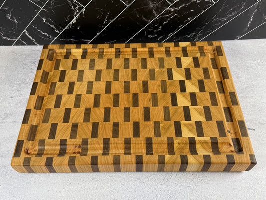 Maple and walnut cutting board